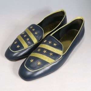 Beacon Vintage 80s Stars & Stripes Loafers Size 10